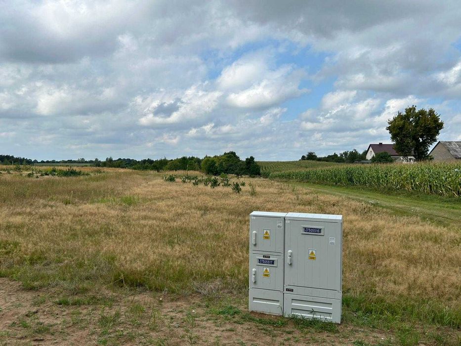 Ostatnia działka z DOSTĘPEM DO RZEKI SKRWA i widokiem na las