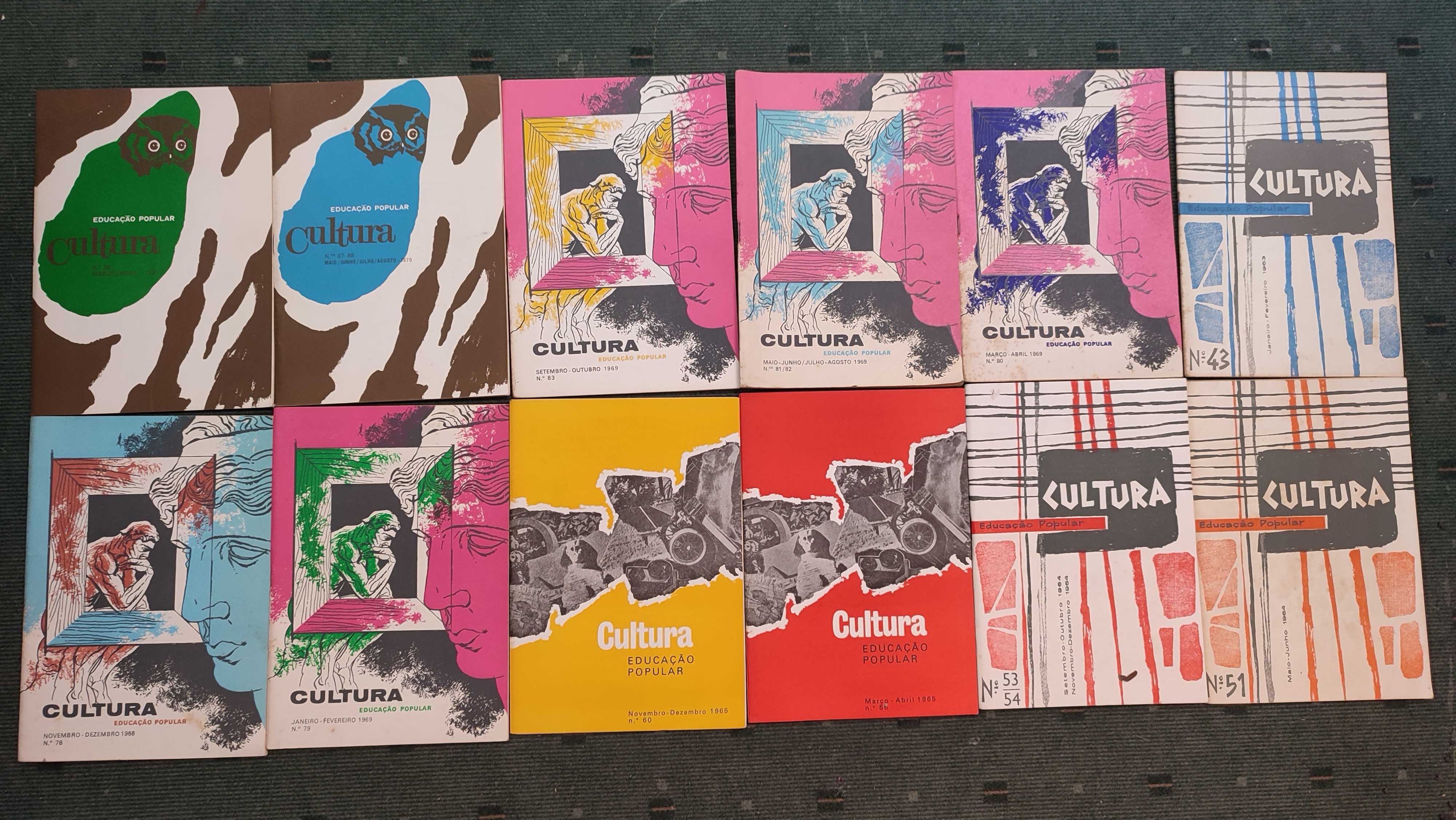 Lote 44 Revistas Cultura Educação Popular - Anos 60