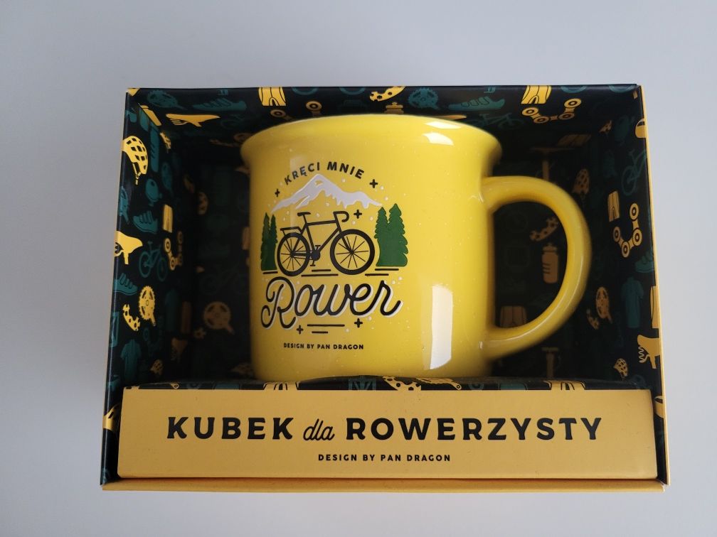 Kubek rowerzysty prezent rower ceramiczny