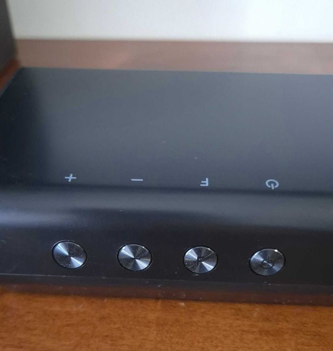 Barra de som, coluna sem fios, comando_marca LG_sem defeitos como novo