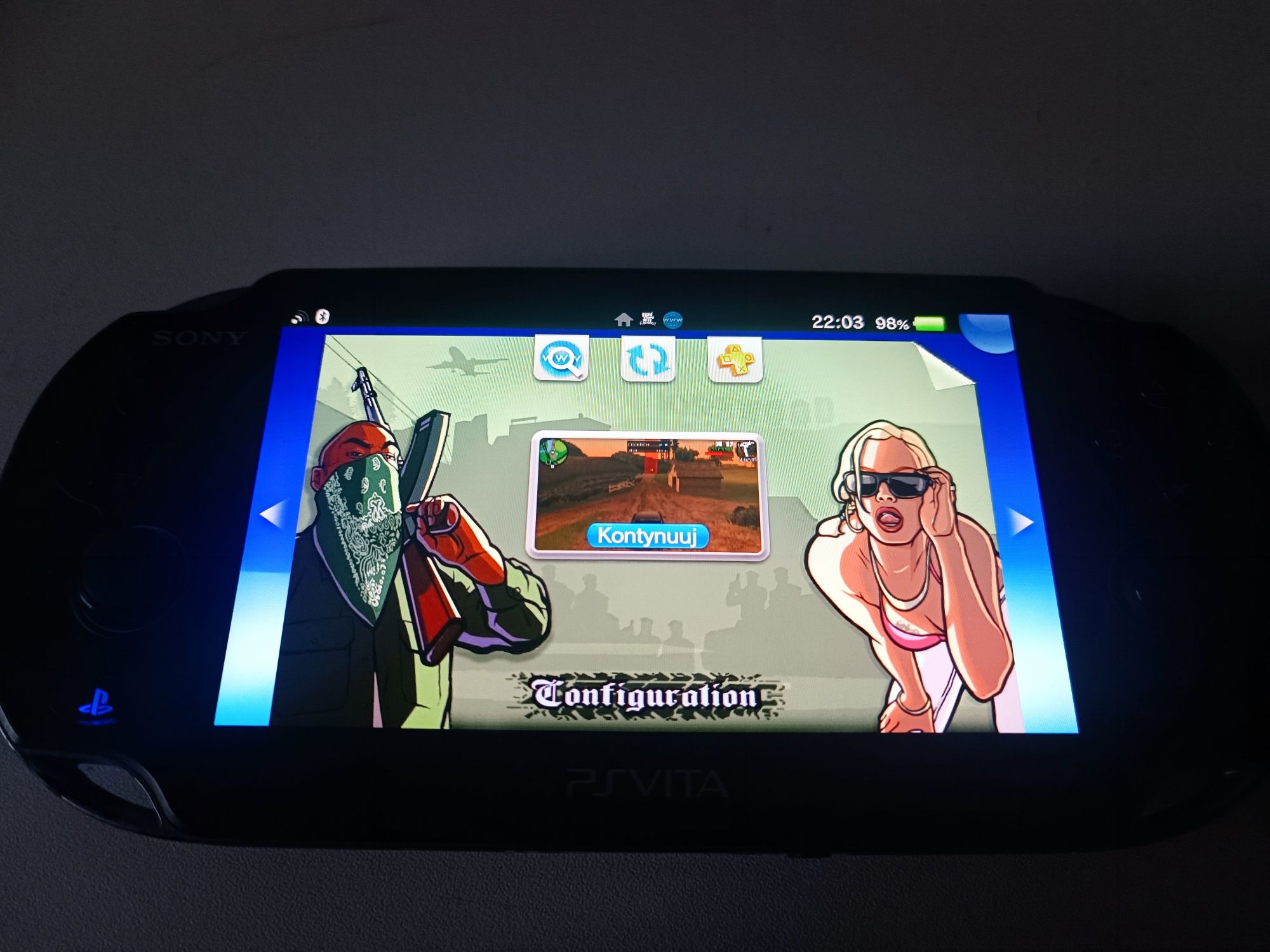 PlayStation Vita OLED - zmodowana
