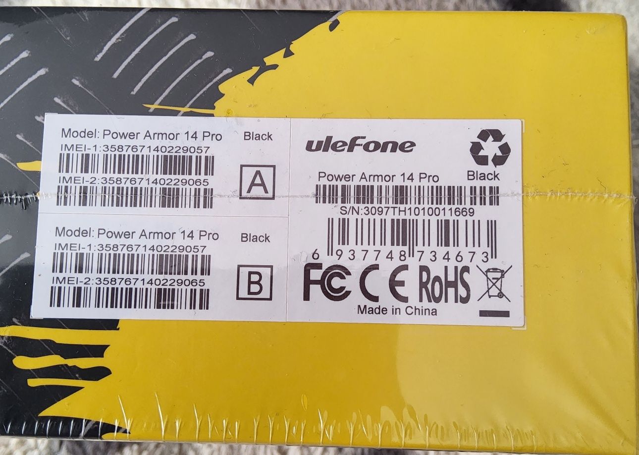 Смартфон Ulefone Power Armor 14 Pro 6/128GB Black