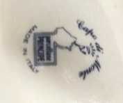 Escultura de Advogado/Juiz porcelana Capodimonte