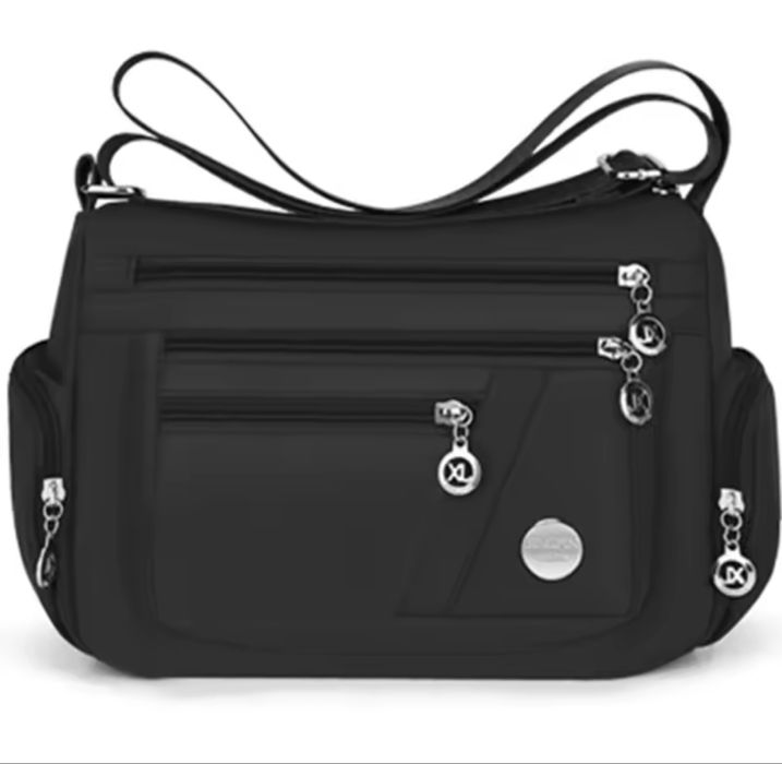 Bolsa feminina de nylon leve e resistente para dia a dia