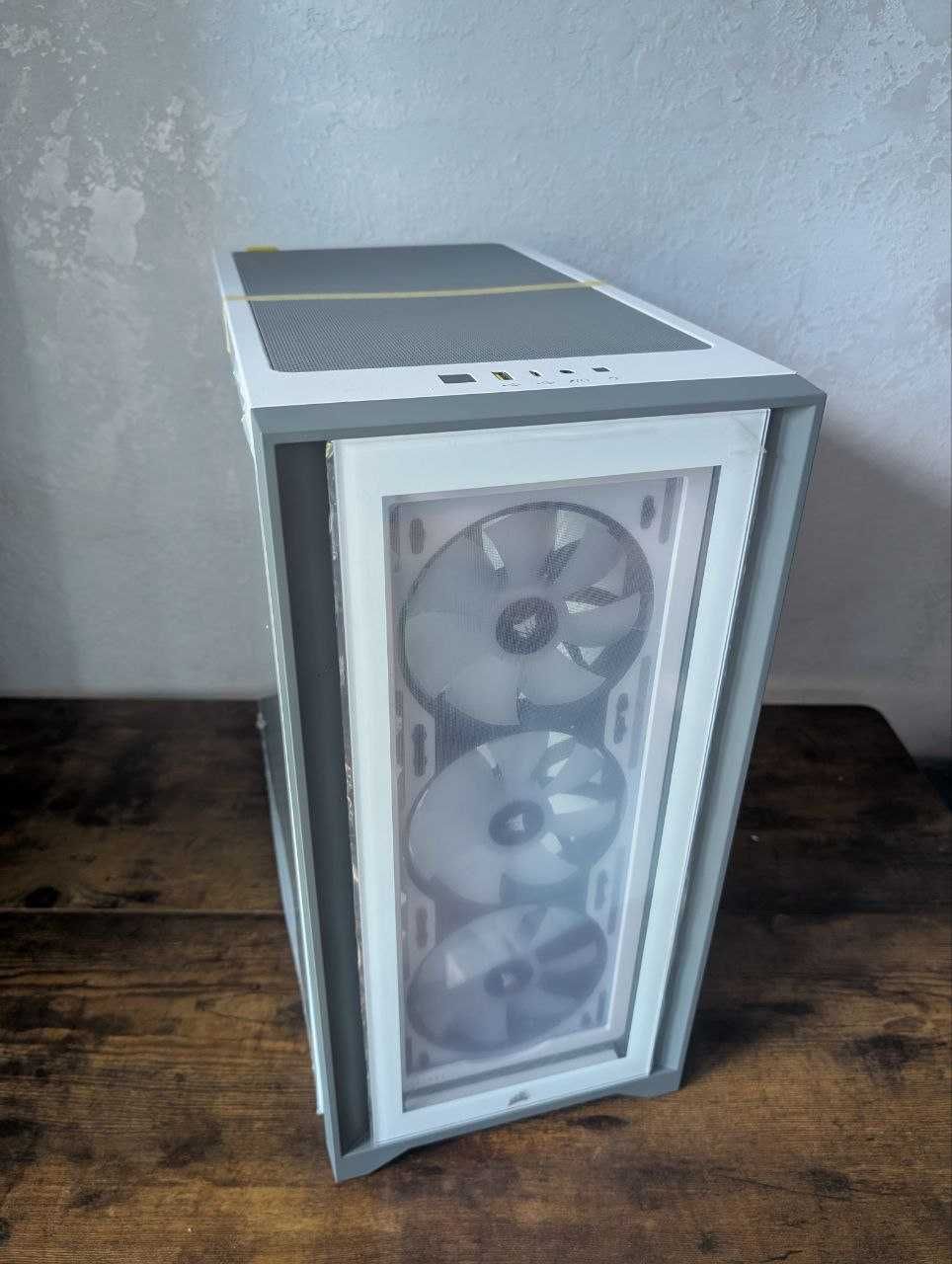 (пом'ятий) Корпус для ПК Corsair iCUE 4000X RGB (ATX)Без бокового скла