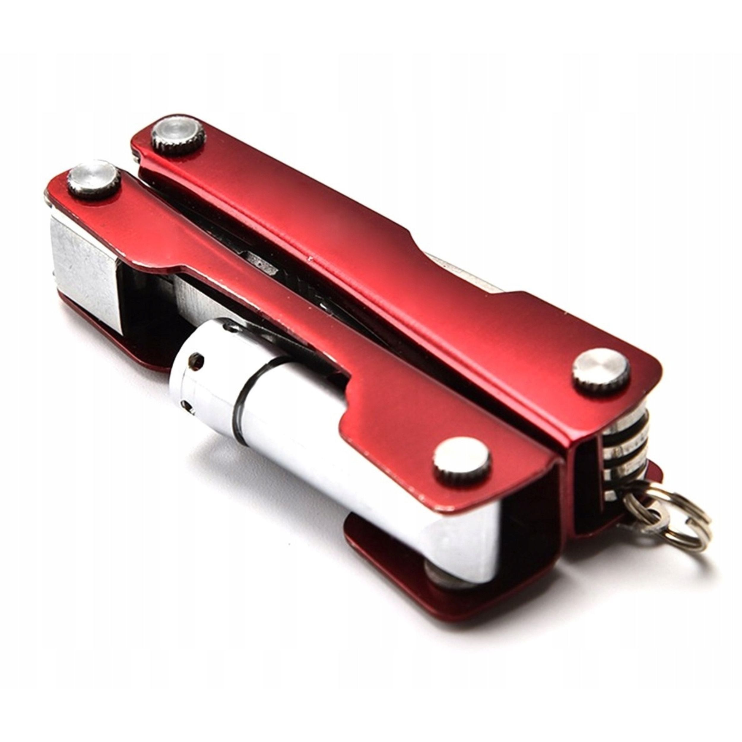 Turystyczny multitool  latarka nóż SCYZORYK otwieracz + ETUI