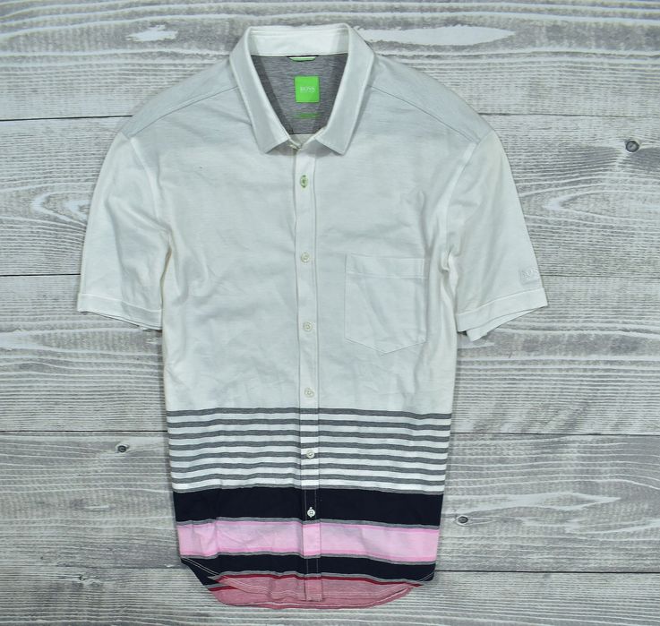 Hugo Boss Modern Fit Koszula Męska Cotton Pique L