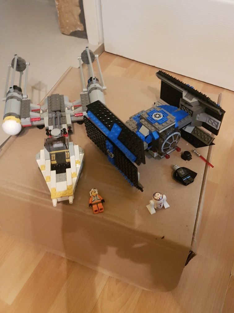 Lego 7150 Myśliwiec TIE i Y-wing –Star Wars- Gwiezdne wojny rok 1999