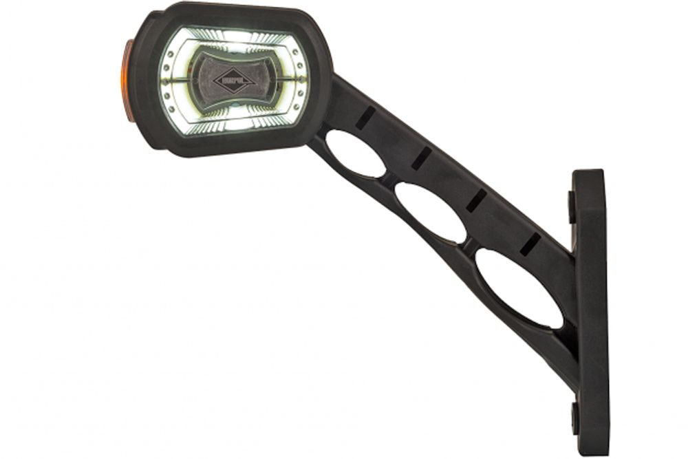 Lampa obrysowa HORPOL LDCC 2699 LED prawa na gumowym wysięgniku