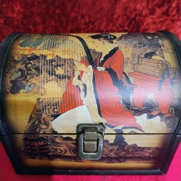 Большая шкатулка в японском стиле дерево