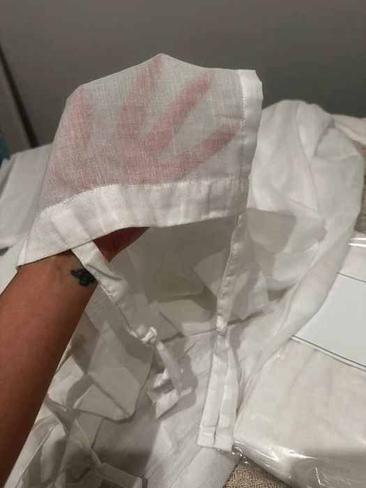 Firanki H&M 120*250 nowe, bawełna 50%, 50% poliester