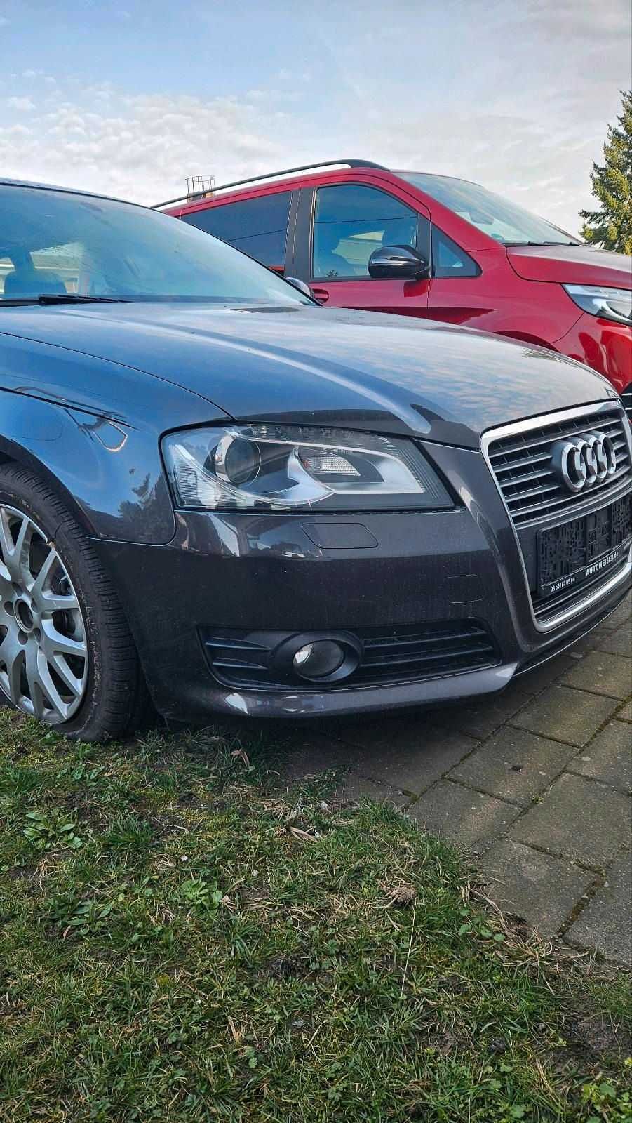 Audi A3 8P lift 1.8 TSI CDAA przód maska bixenon zderzak błotnik LZ7L