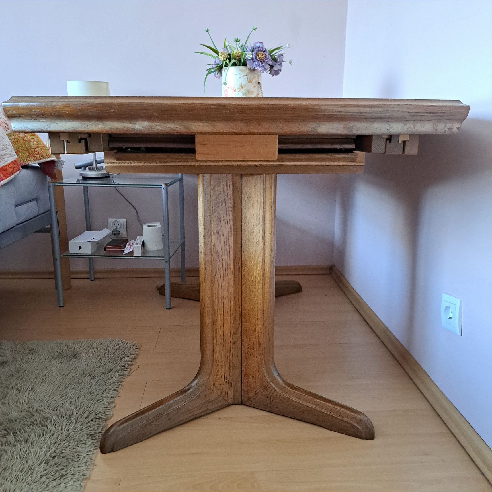 Stół rozkładany 150×100 dąb