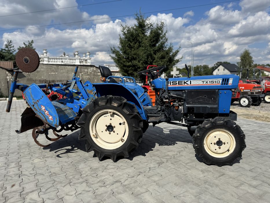 Traktorek Traktor ogrodniczy japoński Iseki TX1510 glebogryzarka 120