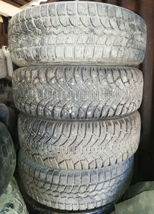 2 Колёса в сборе на Ваз р13 зимняя резина 175 70