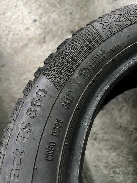 Автошини зимові CONTINENTAL 185/60/15 (2шт) Резина,Колеса,Гума,Скати,Ш