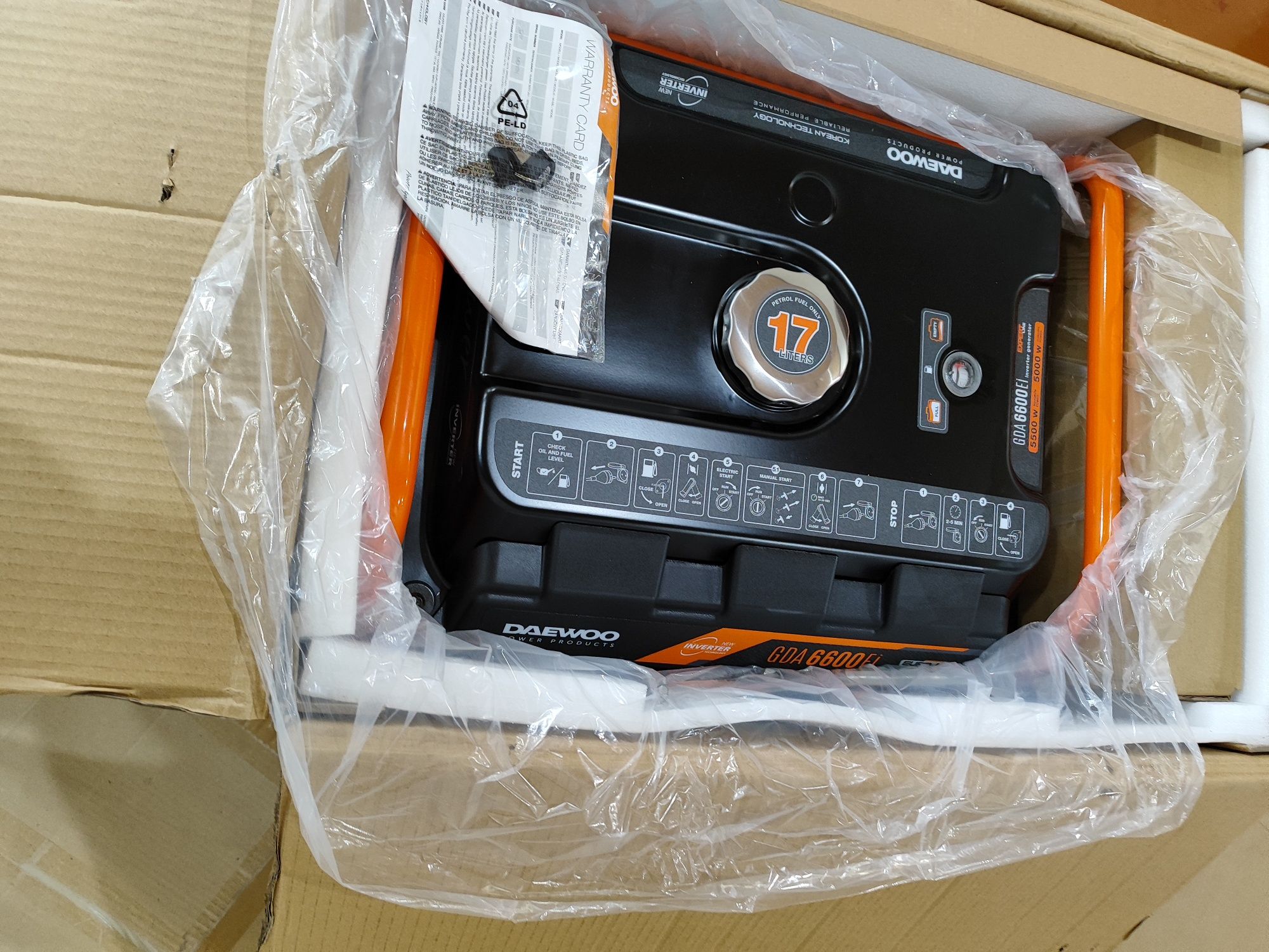 Инверторный генератор Daewoo GDA6600Ei 5.5kW
