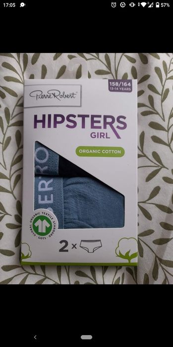 Majtki bawełniane dziewczęce młodzieżowe nastolatki 158 164