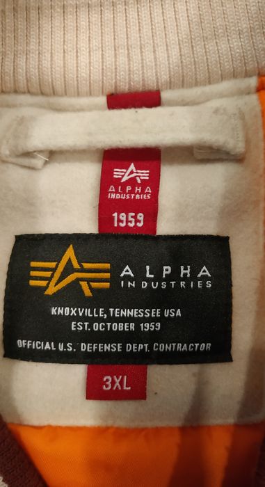 Бомбер Alpha Industries 3 XL на XL
