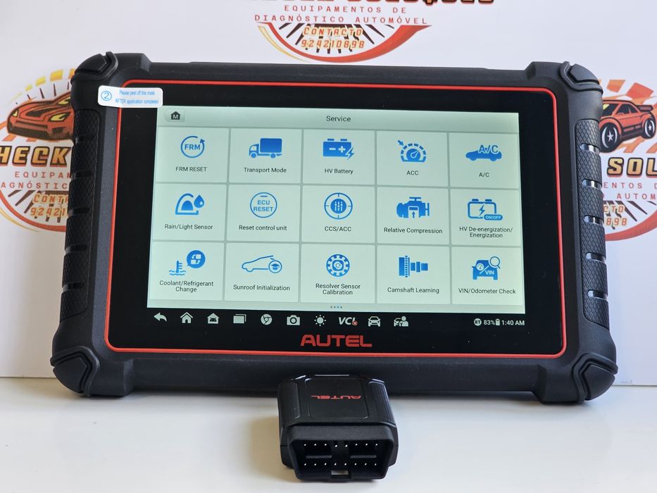 Autel MaxiCOM MK900-BT Bluetooth
- Maquina de Diagnóstico Profissional