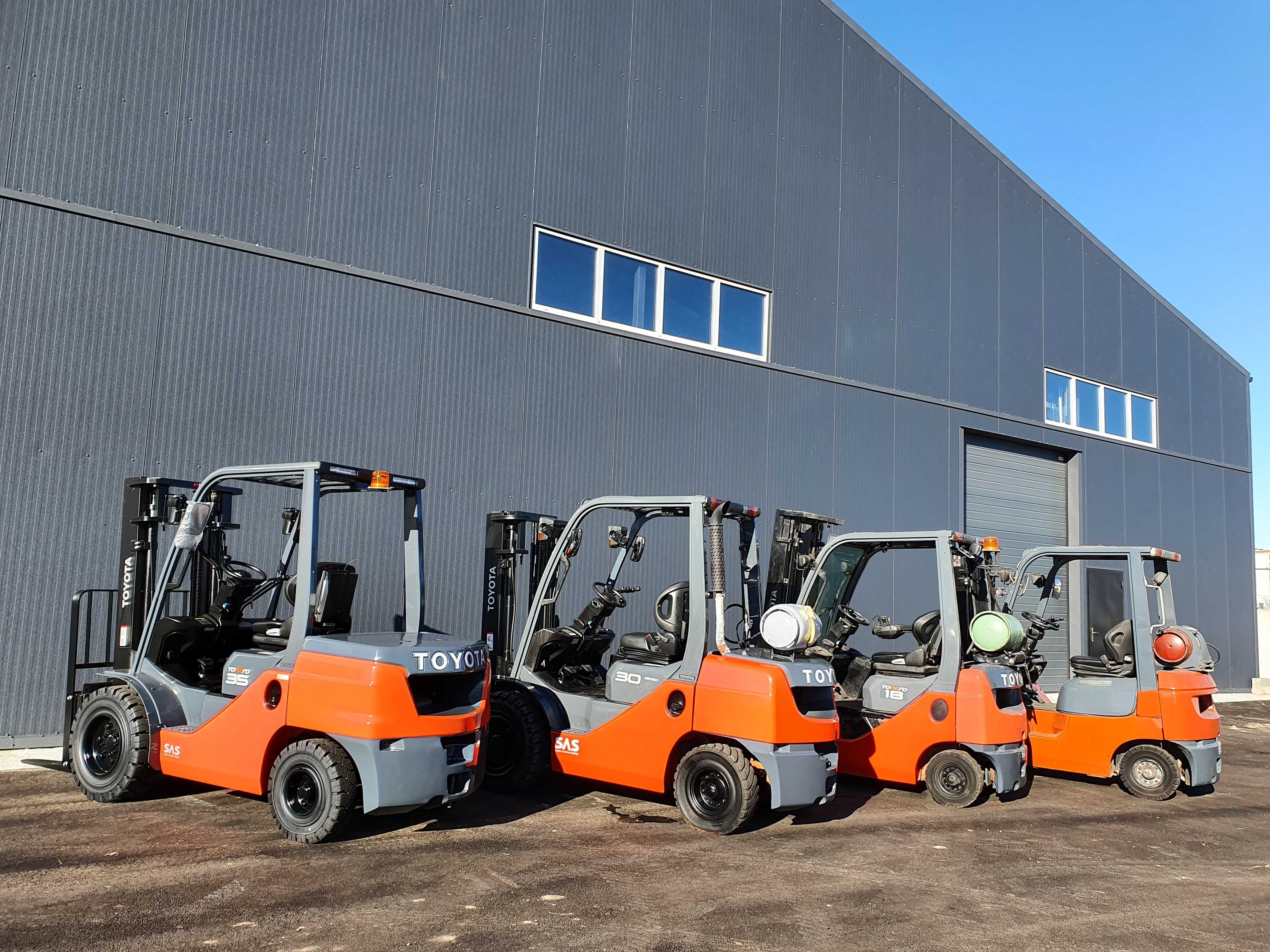 Навантажувач вилковий TOYOTA 42-7FGF20, газовий погрузчик, в наявності