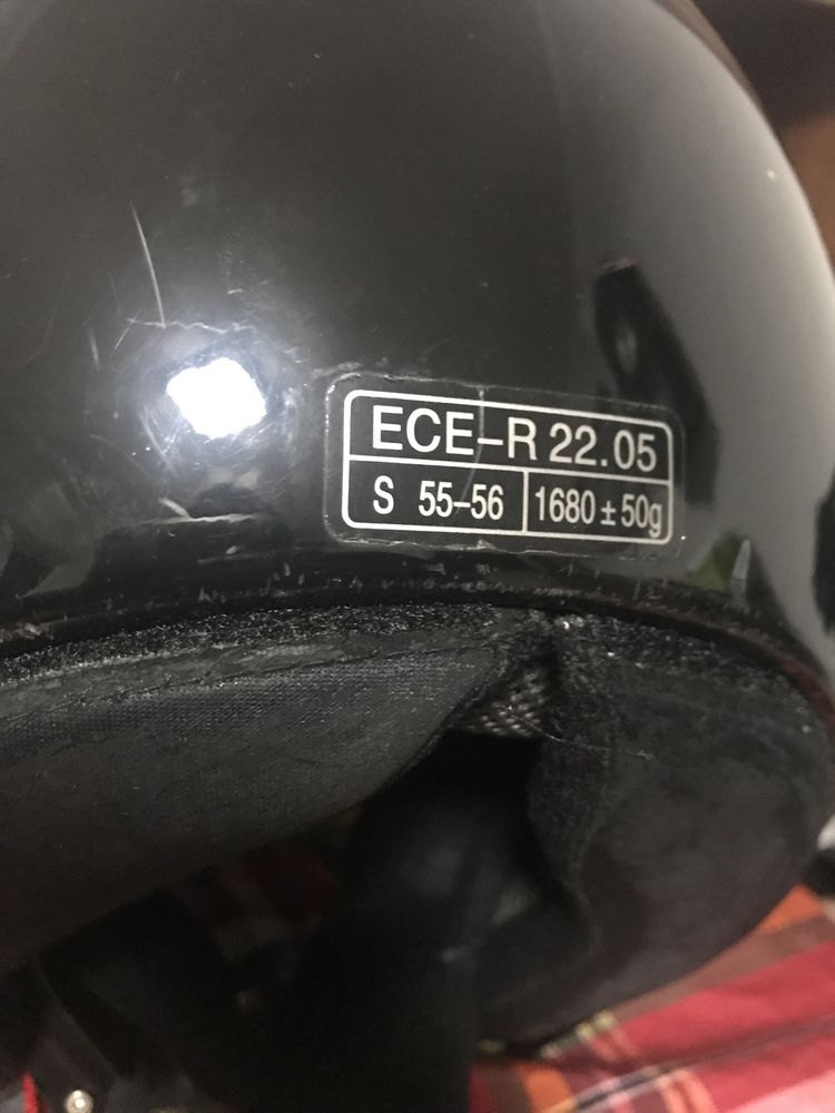 Kask szczękowy z blendą - jak nowy  rozm. S- wyprzedaż prl-
