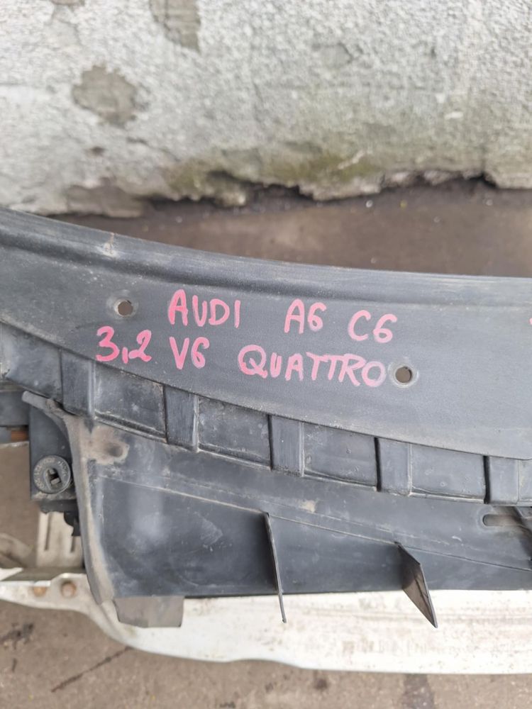 Pas przedni A6 C6 3.2 A6C6 wentylatory chłodnice belka komplet