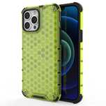 Honeycomb Etui pancerny z żelową ramką iPhone 13 Pro Max zielony
