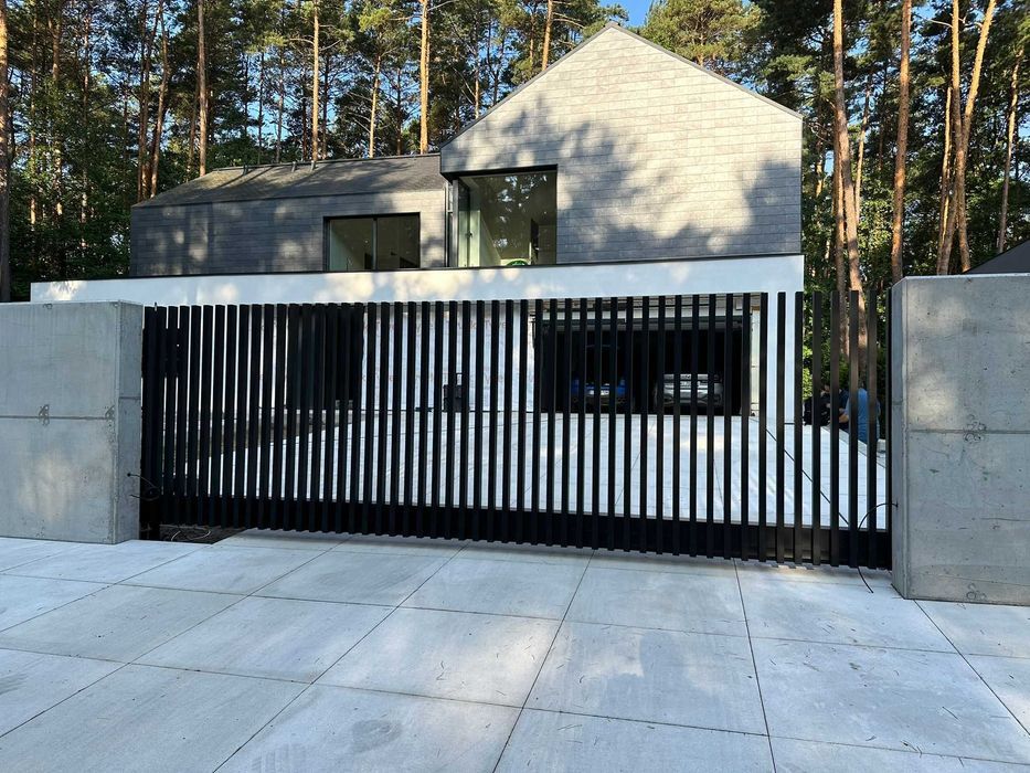 Ogrodzenie premium nowoczesne ogrodzenie grzebieniowe profile pionowe