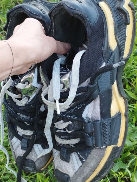 Срочно ! Кроссовки мужские Dolce & Gabbana Space Grey Black  серые