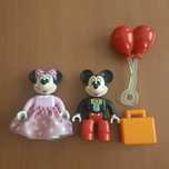 Lego Duplo Figures , Mickey Mouse + Minnie Mouse