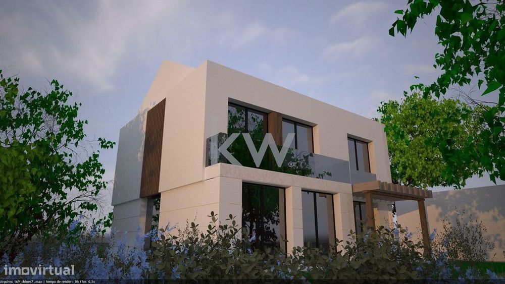 Terreno Urbano com Projecto Aprovado no Cacém para moradia T5