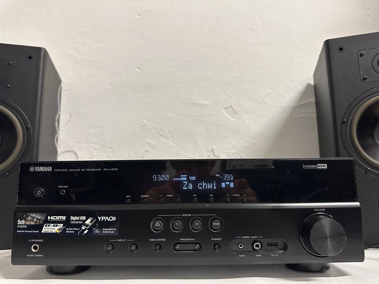 5.1 АV Amplituner Yamaha RX-V375, HDMI, 5*100Watt, USB