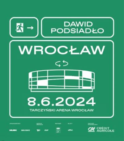 Koncert Dawid Podsiadlo dwa bilety Wrocław 08.06.2024