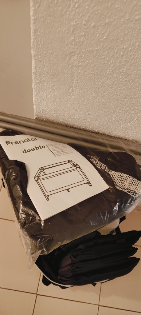 Cama de viagem pré natal+colchão