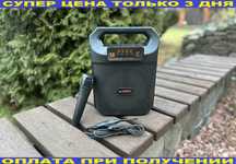 Портативная колонка аккумуляторная с микрофоном напольная. Акустика