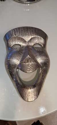 Maska dekoracyjna srebrna