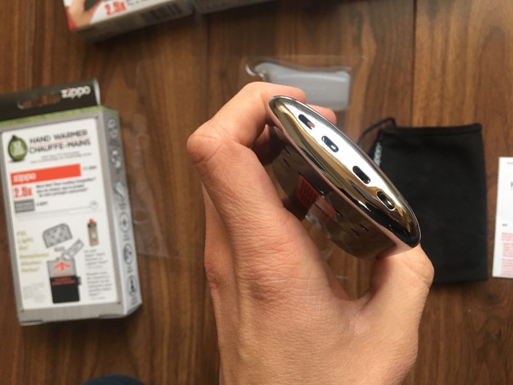 Грелка для рук Zippo Hand Warmer 12 Hours каталитическая, Silver