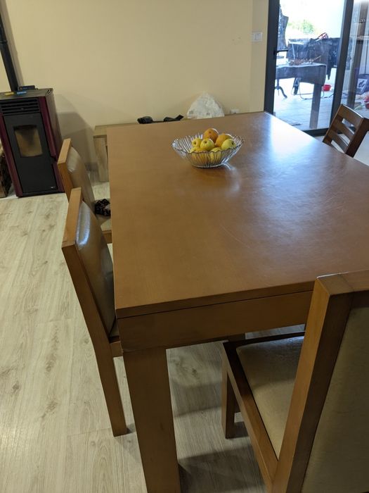 Mesa Jantar Cerejeira + 6 Cadeiras