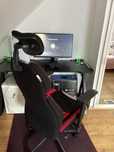 Fotel SPC GEAR EG450 Szaro-czerwony