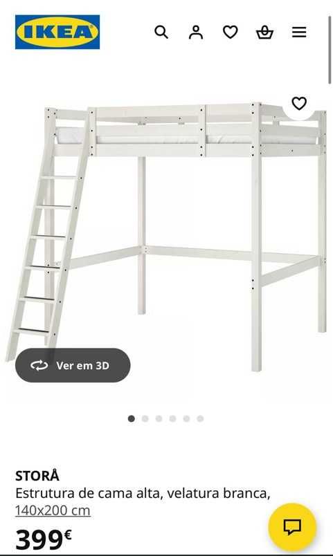 Estrutura Cama + Colchão