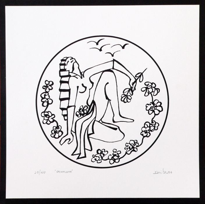 Arte - Serigrafias - "4 Estações" - Dorita de Castel-Branco