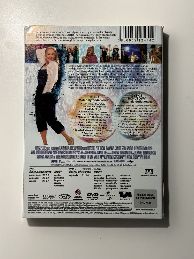 Mamma Mia Imprezowa Edycja Specjalna 2 DVD Lektor PL