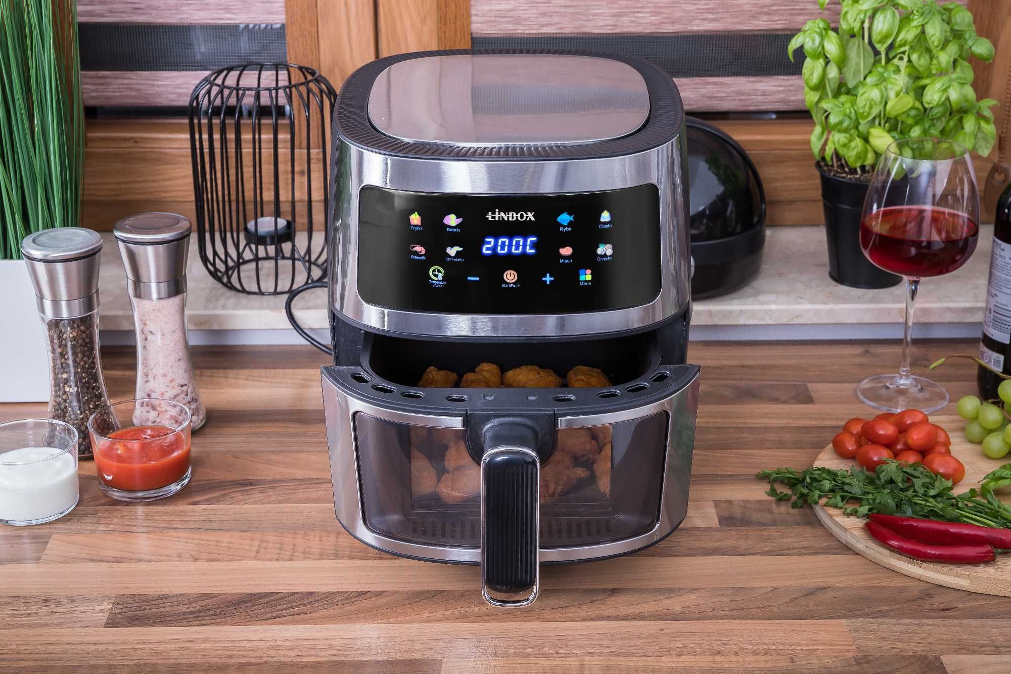 Frytkownica 5L 1400W beztłuszczowa LINBOX Air Fryer