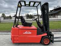 Wozek Widłowy elektryczny LINDE E16 Triplex 4.3 Wolny Skok
