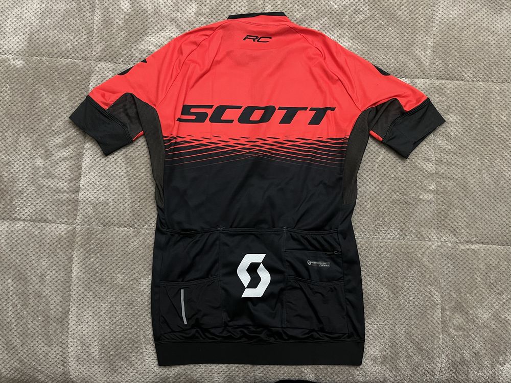 Camisola de ciclismo Scott RC Vermelha