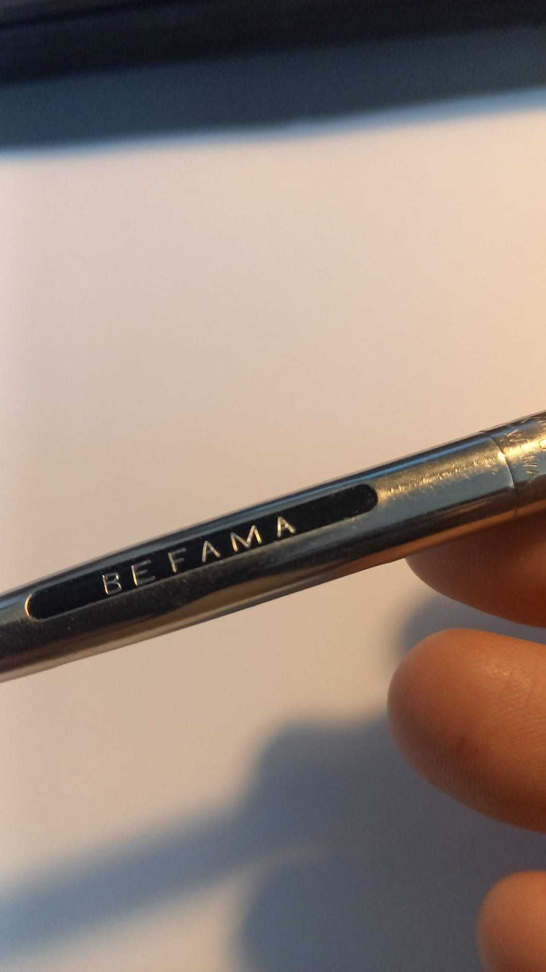 Długopis Watra-Lux z PRL, reklama "Befama"