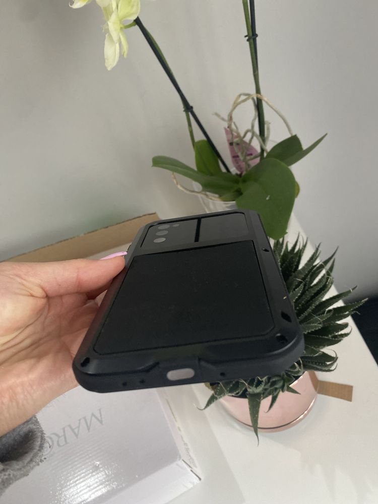 Etui pancerne + szkło LOVE MEI Galaxy S20 FE, czarne