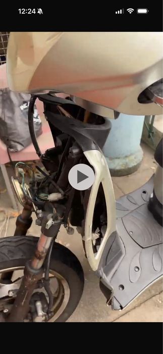 Baotian 125cc – boa mecânica, carenagem frontal partida