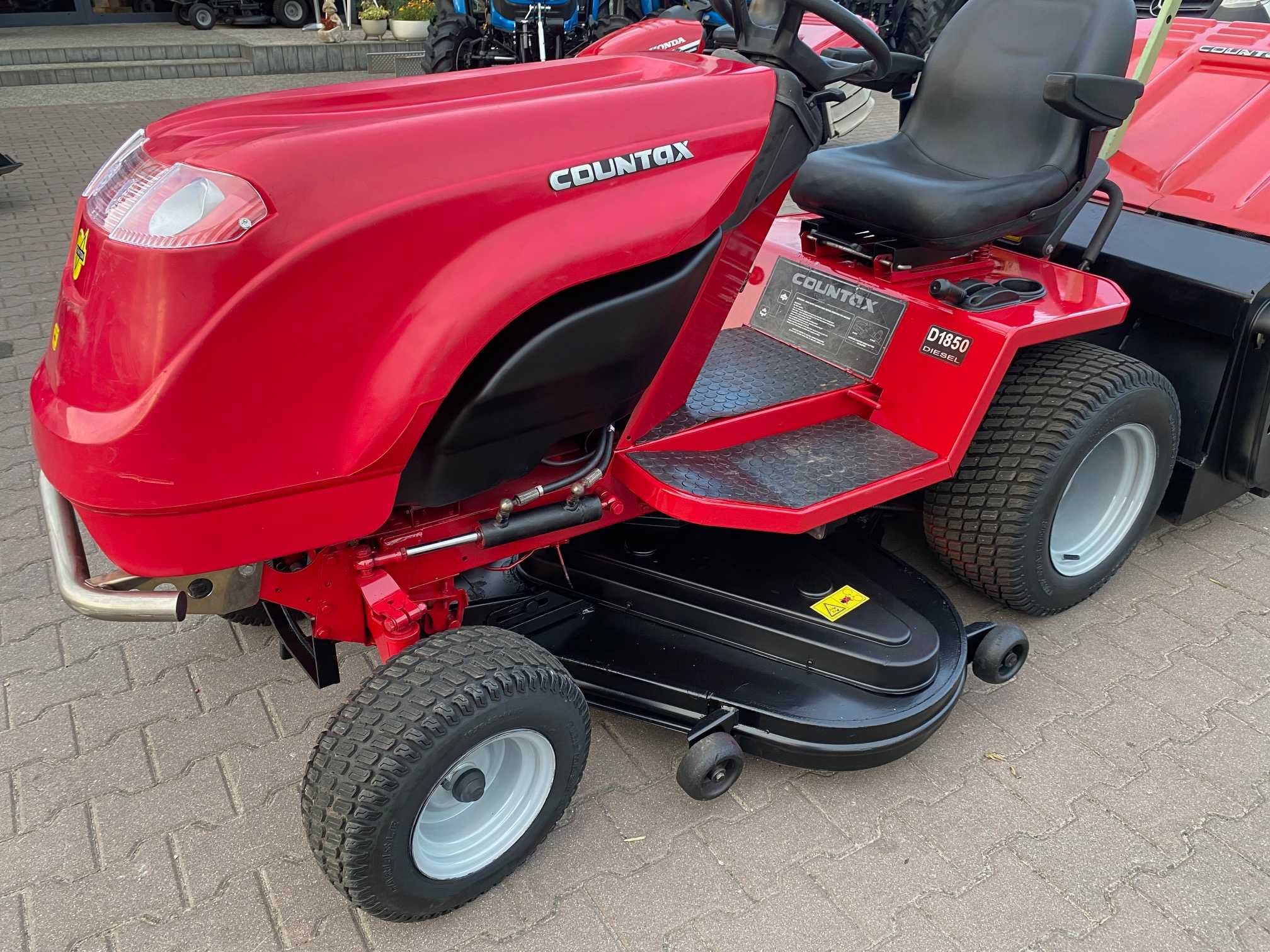Traktor kosiarka Countax D1850 Diesel Yanmar z koszem Pług